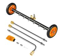 SucceBuy 16/24 " nettoyeur haute pression nettoyeur de train d'atterrissage nettoyeur de surface en acier pour nettoyeur haute pression 4000 Max PSI pour allée 16in