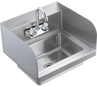 SucceBuy 17x12,8 pouces commercial lave-mains avec robinet, NSF acier inoxydable lavabo pour restaurant, cuisine, bar, garage, maison