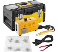 SucceBuy 220V Appareil à souder les plastiques Hot Stapler Kit de réparation 600 agrafes 3 réglages de chaleur