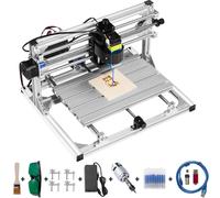 SucceBuy 3018 Mini-machine CNC à monter soi-même, machine à graver 500 mW, machine à graver avecGRBL, fraiseuse à 3 axes pour le bois, le PVC, les circuits imprimés et d'autres matériaux.