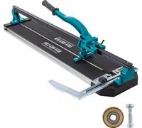 SucceBuy 31 pouces coupe-carreaux manuel Single Rail 3/5 in Cap avec positionnement précis au laser Outils coupe-carreaux pour une coupe de précision