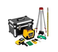 SucceBuy 360 niveau Laser rotatif auto-nivelant 500m balayage horizontal vertical Construction de mesure puissante professionnelle Green Beam Kit Set 1