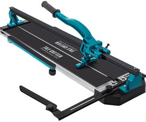 SucceBuy 39 pouces coupe-carreaux manuel, support double à rail unique, 3/5 in Cap avec laser précis, outils de coupe de carreaux pour des coupes de précision, rouge