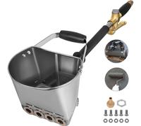 SucceBuy 4 Jet 3 Hp pulvérisateur de stuc trémie de plâtre pistolet de peinture peinture murale outil de béton pour peindre des murs ou des plafonds 3000W