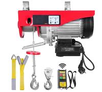 SucceBuy 400-800 kg palan électrique treuil électrique en fil d'acier avec télécommande sans fil pour usine d'entrepôt de garage Wireless 600kg