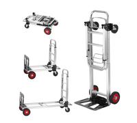 SucceBuy 400 lbs camion à main pliant chariot léger avec roues chariot utilitaire pliable pour le transport d'entrepôt en mouvement 400lbs