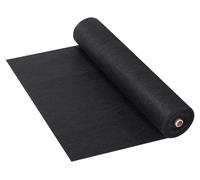 SucceBuy 4x100FT 8OZ Tissu géotextile non tissé, barrière résistante contre les mauvaises herbes comme revêtement de sol pour les allées, les fossés d'infiltration, noir