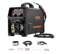SucceBuy 5 en 1 soudeuse MIG 200Amp Pluse Mig Machine de soudage gaz MIG/Flux Core MIG/Stick/ascenseur TIG/AU TIG avec écran LCD 250A