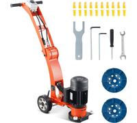 SucceBuy 7" Concrete Floor Grinder - 2.0HP, 1500W, 1400RPM, Brushless Motor for Professional Surface Grinding of Granite, Marble & Stones