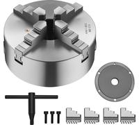 SucceBuy 8 en 4 mâchoires tour auto-centré Chuck avec 1 1/2 in-8 plaquette filetée