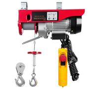 SucceBuy 880/1760/2640lbs palan électrique filaire avec hauteur de levage de 40 pieds et moteur en cuivre pur treuil électrique en fil d'acier pour garage 1320lbs