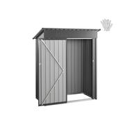 SucceBuy Abri de Jardin en Métal 153,3x87,6cm Capacité 30 kg/m² Pour Stockage D'Outils