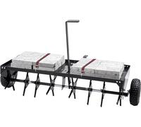 SucceBuy Aérateur de pelouse modèle traîné pour tondeuse autoportée 1500x980x885mm