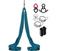 SucceBuy Aerial Silk & Yoga Balançoire, 7,9 m, set de hamacs en tissu nylon 100 g/m² avec matériel de gréage complet, instructions de montage simples, vol anti gravité pour tous les niveaux de fitness
