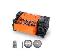 SucceBuy Affuteur Foret 28,5x13,5x16cm Avec 11 Pinces de Serrage Meule CBN & SDC