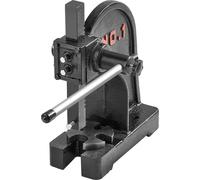 SucceBuy Arbor Press, 1 tonne manuelle. Hauteur max 5.9"". Fonte de fer. Plateau de table. Pour le poinçonnage, le pliage. Matériau : fonte. Couleur : N/A. Tension : N/A. Puissance : N/A. Lieu : Ateli