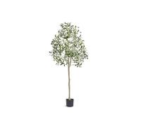 SucceBuy Arbre Artificiel Matériau PE Supérieur Avec Pot 15x12,5cm Pour Maison Bureau