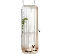 SucceBuy Armoire à bijoux de 108 cm de haut, miroir intégral avec espace de rangement, à fixer au mur ou à suspendre à la porte, organiseur à bijoux au design arrondi, verrouillable avec 2 clés et org