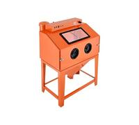 SucceBuy Armoire de Sablage 435L en Acier Capacité de Trémie à Sable 117L Avec 2 Pistolets