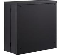 SucceBuy Armoire murale pliable, 66 cm (26 pouces), casier de garage en métal, capacité de charge de 109 kg, étagère réglable, caisse à outils à porte magnétique pour le bureau, la maison, l'entrepôt,