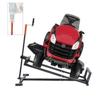 SucceBuy Ascenseur de tondeuse à gazon avec cric hydraulique/fileté, lève-herbe mobile réglable de 500/880 lb pour tracteur de jardin de tondeuse à gazon 880LBS
