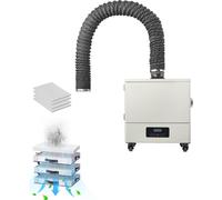 SucceBuy Aspirateur de fumées de soudure 280W Absorbeur de fumées de soudure 459m³/h Aspirateur de fumées de soudure