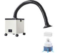 SucceBuy Aspirateur de fumées de soudure 85W Absorbeur de fumées de soudure 200m³/h Aspirateur