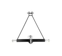 SucceBuy Attelage 3 Points 50,5x57,5x13cm Avec Récepteur 5 cm Capacité 2721kg Durable