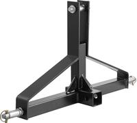 SucceBuy Attelage 3 points 660x165x450mm, attelage 3 points pour tracteurs de catégorie 1, capacité de charge 1360 kg, adaptateur d'attelage, convient à différents modèles de tracteurs comme Kubota, M