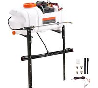 SucceBuy ATV Spot Sprayer, 60 L/15,9 Gal, pompe 12 V, potence réglable, débit de 1,9 GPM, réglable de 0 à 72 PSI, tuyau de 6,1 m, blanc