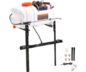 SucceBuy ATV Spot Sprayer, 60 L/15,9 Gal, pompe 12 V, potence réglable, débit de 1,9 GPM, réglable de 0 à 72 PSI, tuyau de 6,1 m, blanc