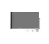 SucceBuy Auvent Latéral Rétractable 180x350cm Pare-Vent Résistant Aux UV Pour Jardin