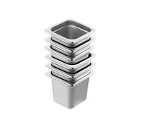 SucceBuy Bac Gastronorme GN 1/6 Lot de 6 0,08cm d'Epaisseur Pour Fours à Convection