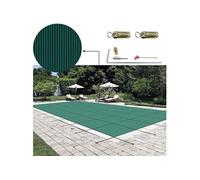SucceBuy Bâche Piscine 550x980cm Avec Ensemble Outils D'installation Pour Piscine D'hiver