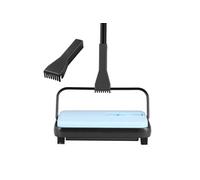 SucceBuy Balai Mécanique Largeur de Balayage 17cm Facile à Vider Pour Bureau Maison Bleu