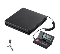 SucceBuy Balance d'expédition postale numérique de 110 lb avec minuterie 90 ° Balance de paquet alimentée par AC/DC à écran LCD pliable pour la maison de Laggage 110 lbs