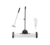 SucceBuy Balayeuse Magnétique 60cm Avec Roues Capacité 22,6kg Pour Atelier Garage