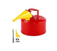 SucceBuy Bidon de sécurité Type I - 9,5L - Acier - Rouge - Avec couvercle automatique et pare-flammes