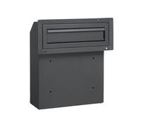 SucceBuy Boîte aux Lettres 30,5x15,5x36cm Boîte de Dépôt de Courrier Travers la Porte