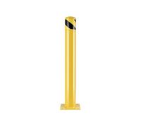 SucceBuy Bollard De Sécurité Borne De Protection Poteau En Acier Pour Parking 91,4x11,4cm
