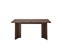 SucceBuy Bureau de Direction 160x80x76cm Capacité 113,4kg Pour Travail et Ecriture Noyer
