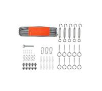 SucceBuy Câble Acier Inoxydable 7x7 Brins 35100cm Cable Inox 304 Résistance à Rupture 2 kN