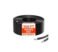 SucceBuy Câble D'Extension de Panneau Solaire 3048cm Calibre du Fil 10AWG CC 1500V