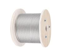 SucceBuy Câble en Acier Inoxydable 316 15200cm 1x19 Avec Résistance à La Rupture 1496kg