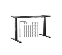 SucceBuy Cadre De Bureau Debout Double Moteur 110x58x64cm Hauteur Réglable 65-129cm