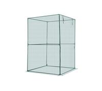 SucceBuy Cage à Culture 120x120x180cm Avec Porte Zippée Résistante Au Vent Pour Tomates