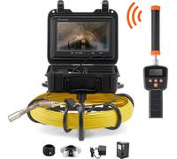 SucceBuy caméra d'égout tuyau d'inspection caméra w / 512hz sonde 9in 720p écran 165 ft