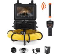 SucceBuy Caméra d'inspection des canalisations avec sonde 512hz, écran 9in 720p, 300 ft