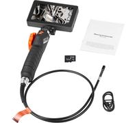 SucceBuy Caméra endoscopique articulée, bidirectionnelle, avec 5'' IPS 1080P, microlentille de 6,4 mm, 8 lumières LED, zoom 8x.