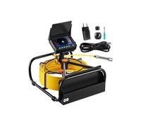 SucceBuy Caméra d'inspection de canalisation, 98 ft/30 m, 4,3 pouces caméra d'inspection de canalisation avec éclairage - 6 LED réglables, carte 16 GB, zoom 3x, batterie 8500 mAh, IP68 étanche pour le